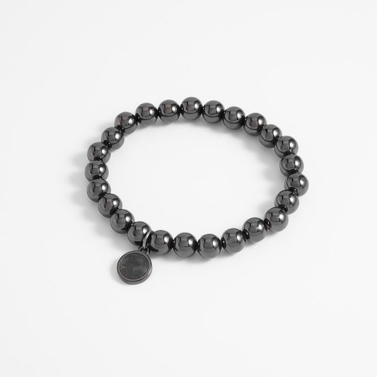 Pulsera cuentas negras